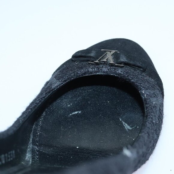 Pre-owned Authentic Louis Vuitton Monogram Tweed Pumps - Picture 3 of 10